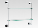 Tablette de lavabo double